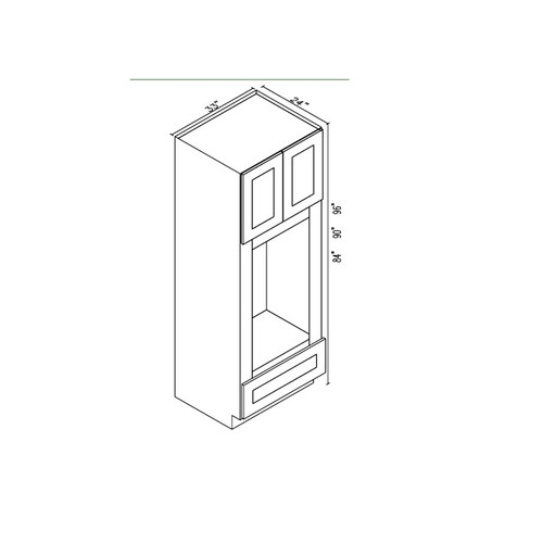 026d2c19-ec11-4376-b341-e8d3d9f6dcad_TW-OM3384B__69879.1741822989 Double Oven 33"Wx24"Dx84"H - Image 1