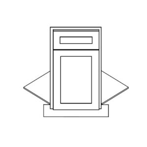 Front frame, Door & drawer front, floor and toe kick only (NOT FULL CABINET)