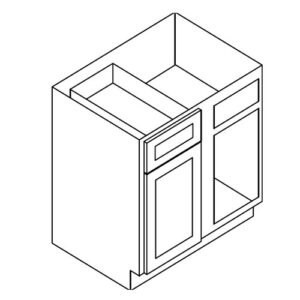 Base Blind Corner * 39"Wx24"Dx34.5"H * Min Pull From: 42"W to 45"W