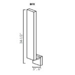 Base Filler 3"Wx3/4"Dx34.5"H