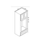 Double Oven 33"Wx24"Dx96"H